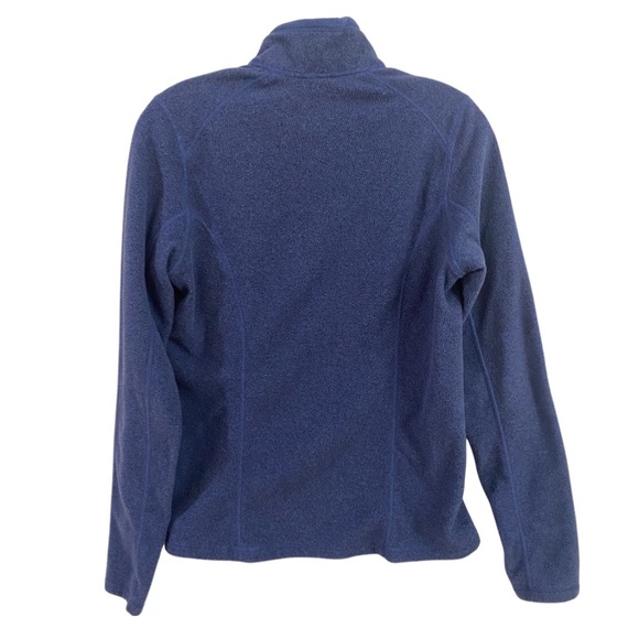 THE NORTH FACE Blue Quarter Zip Fleece Pullover - Picture 2 of 3